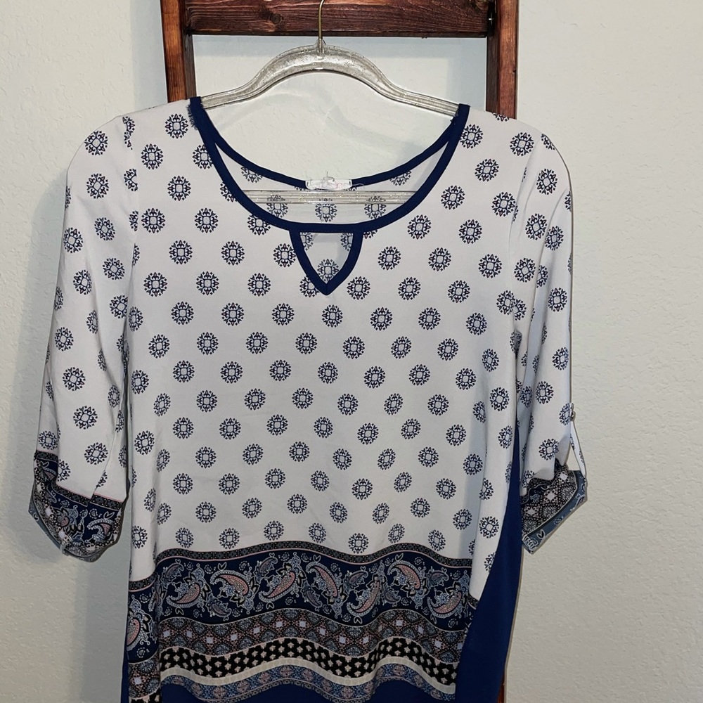 Patterned Blouse